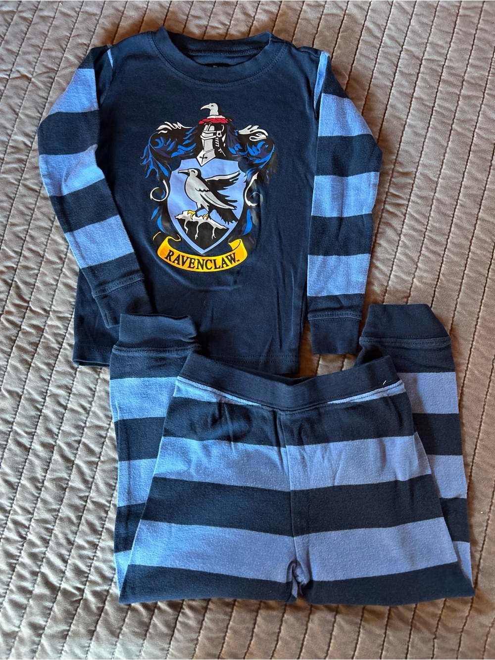 Ravenclaw Blue striped kids Pajama Set
